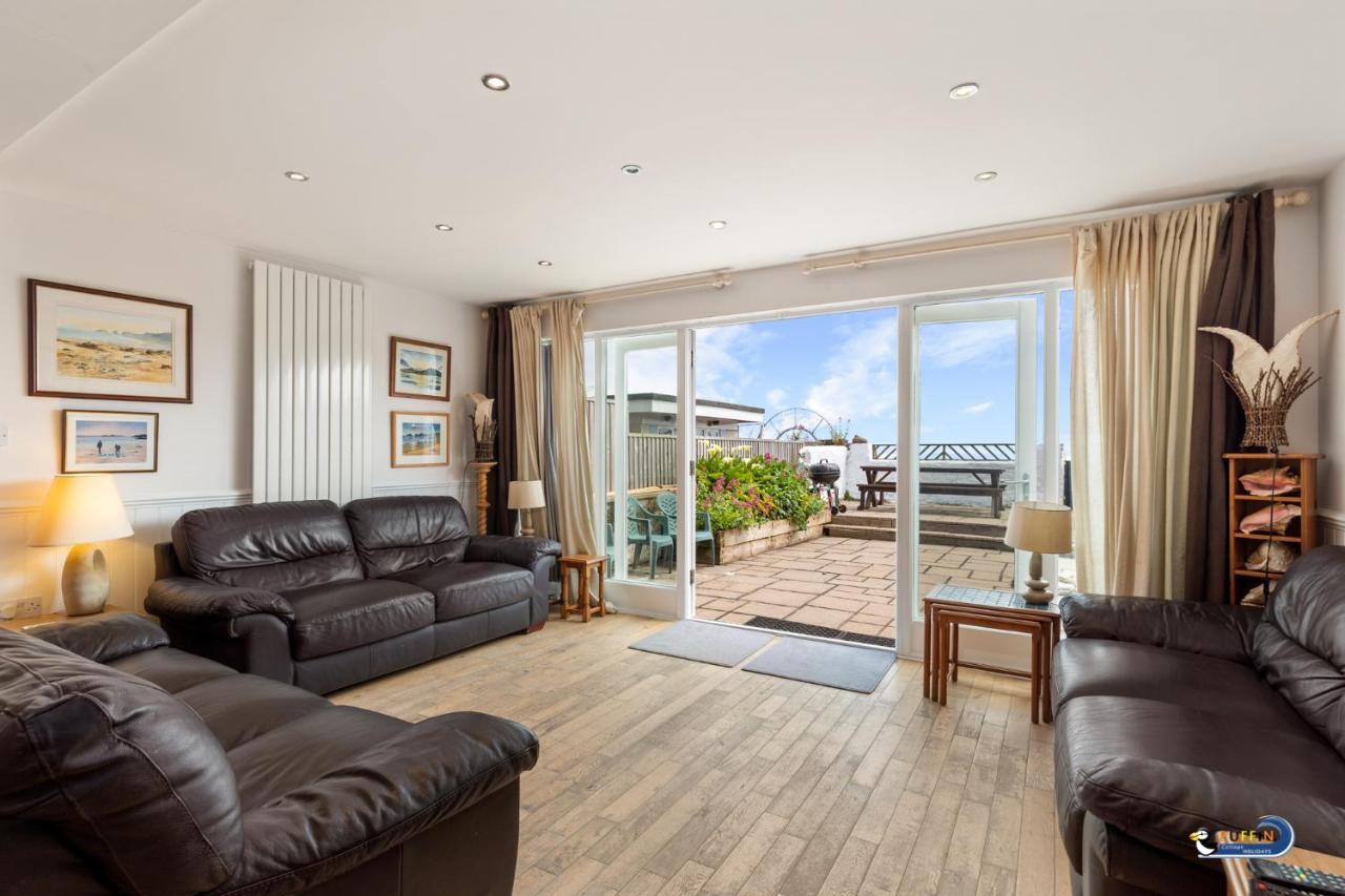 Kilmore - Beach Front House, Direct Beach Access, Spectacular Sea Views サンダースフット エクステリア 写真